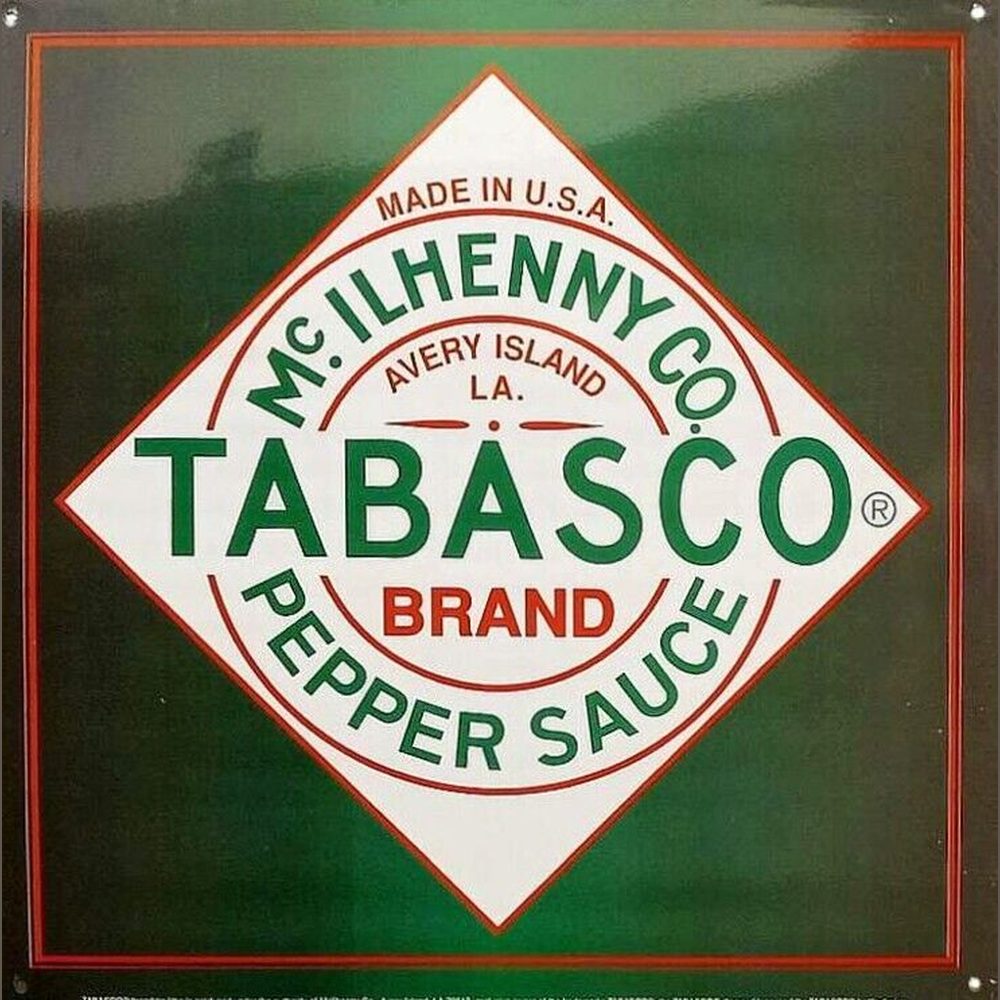 Tabasco Brand Pepper Sauce Licensed Novelty Metal Sign 14" x 14" Wall Art Home & Garden:Home Décor:Plaques & Signs Style Your Walls